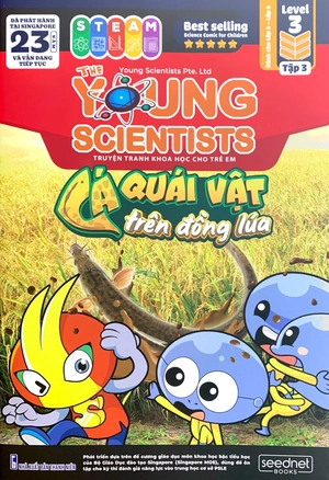 bộ the young scientist - truyện tranh khoa học cho trẻ em - level 3 - tập 3: cá quái vật trên đồng lúa