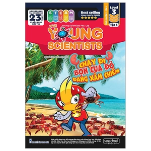 bộ the young scientist - truyện tranh khoa học cho trẻ em - level 3 - tập 5: chạy đi bọn cua đỏ đang xâm chiếm