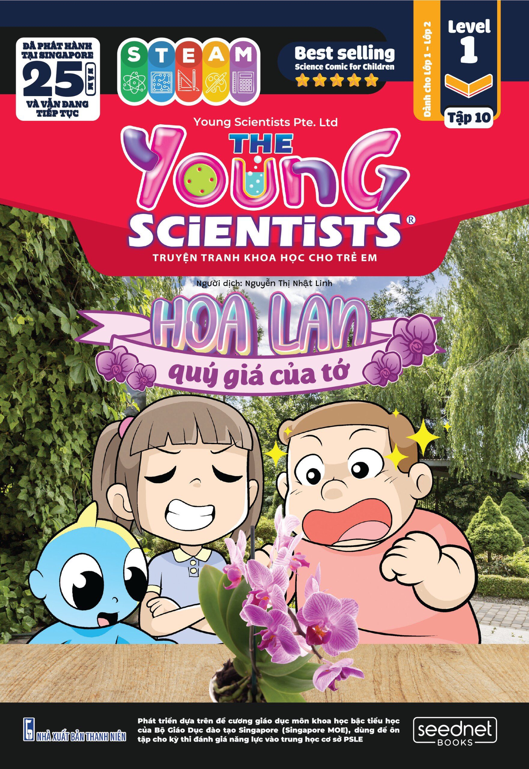 Bo
						
										
										The Young Scientists - Truyen Tranh Khoa Hoc Cho Tre Em - Level 1 - Tap 10 - Hoa Lan Quy Gia Cua To