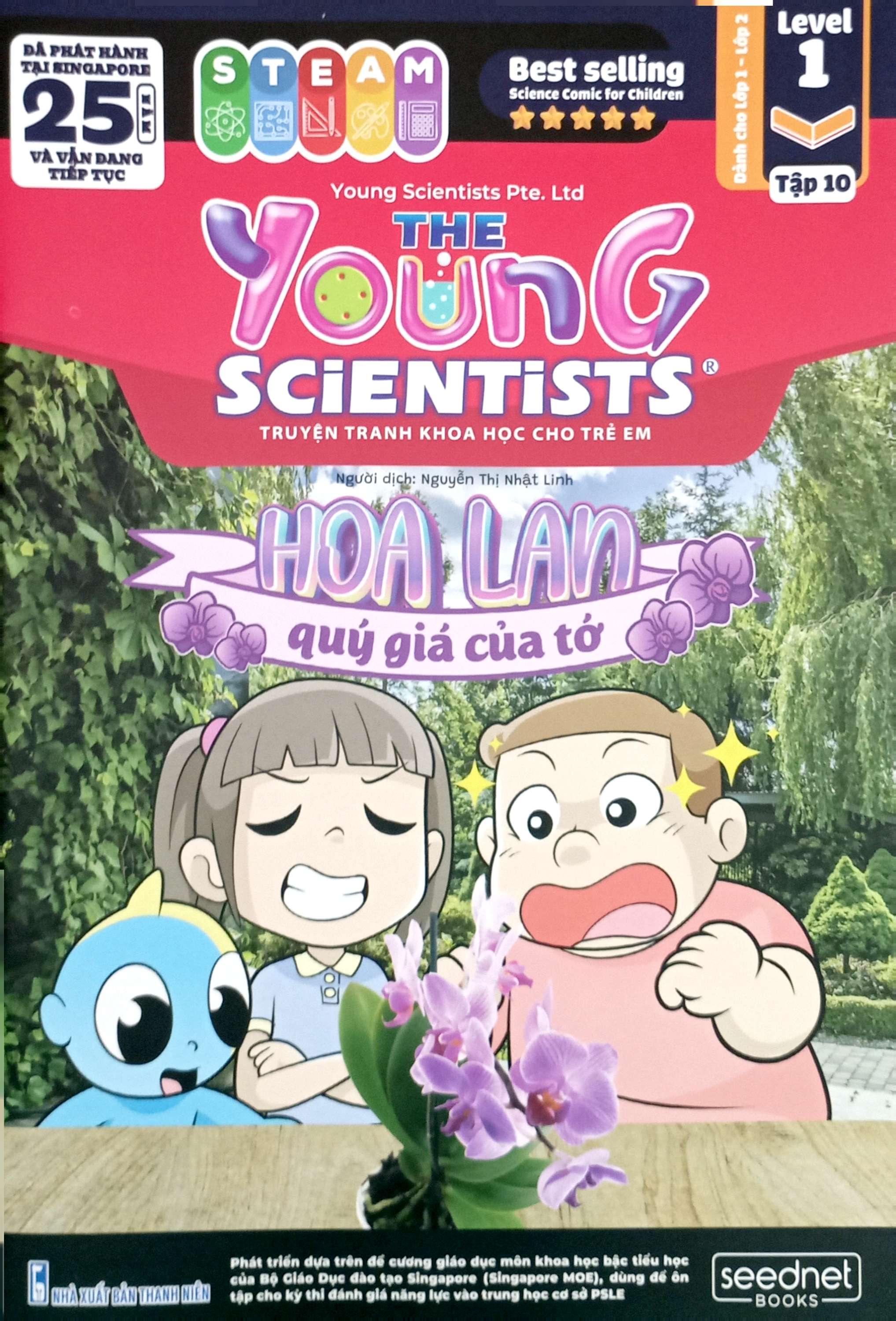Bo
						
										
										The Young Scientists - Truyen Tranh Khoa Hoc Cho Tre Em - Level 1 - Tap 10 - Hoa Lan Quy Gia Cua To