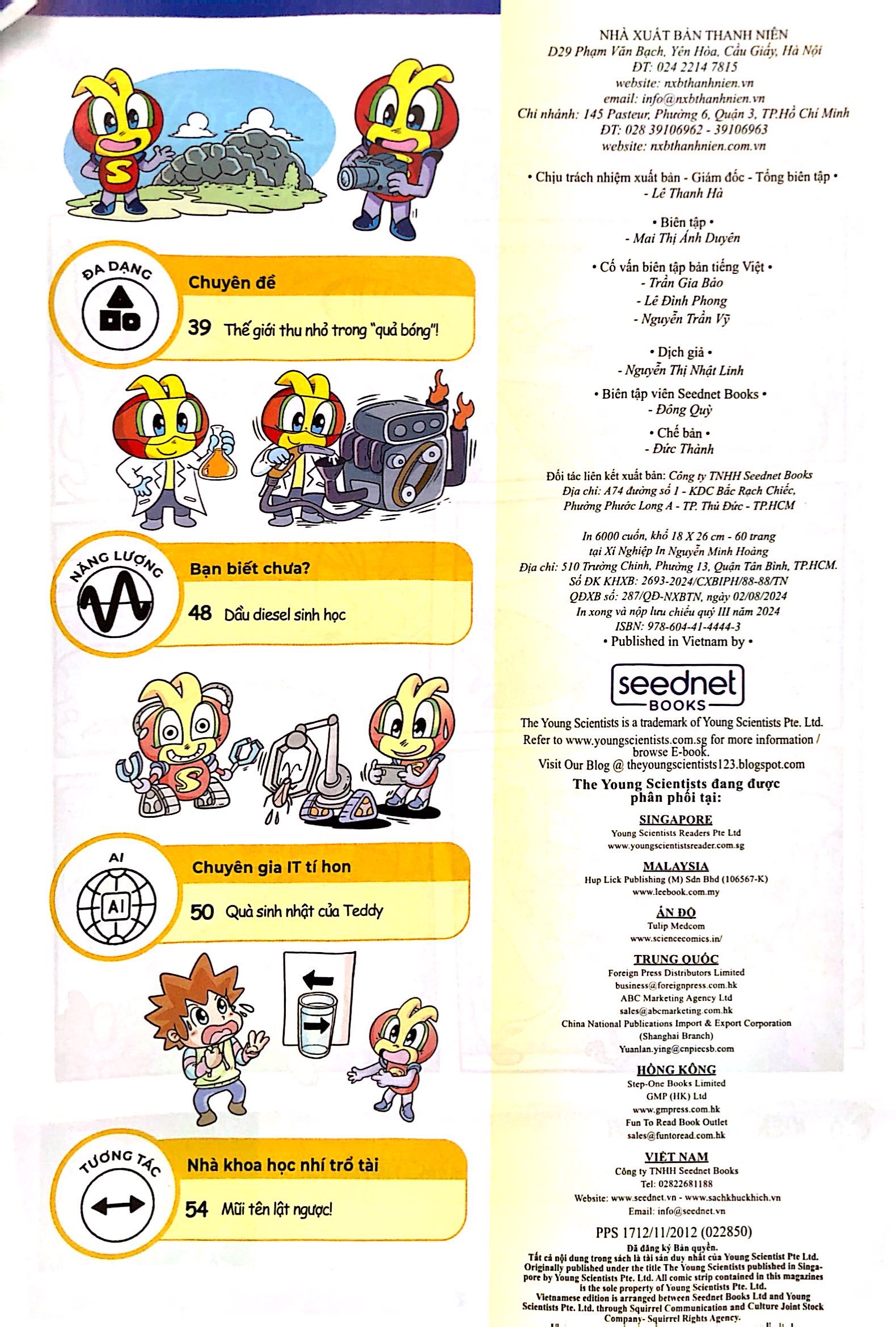 Bo
						
										
										The Young Scientists - Truyen Tranh Khoa Hoc Cho Tre Em - Level 2 - Tap 11 - The Gioi Thu Nho Trong “Qua Bong”!