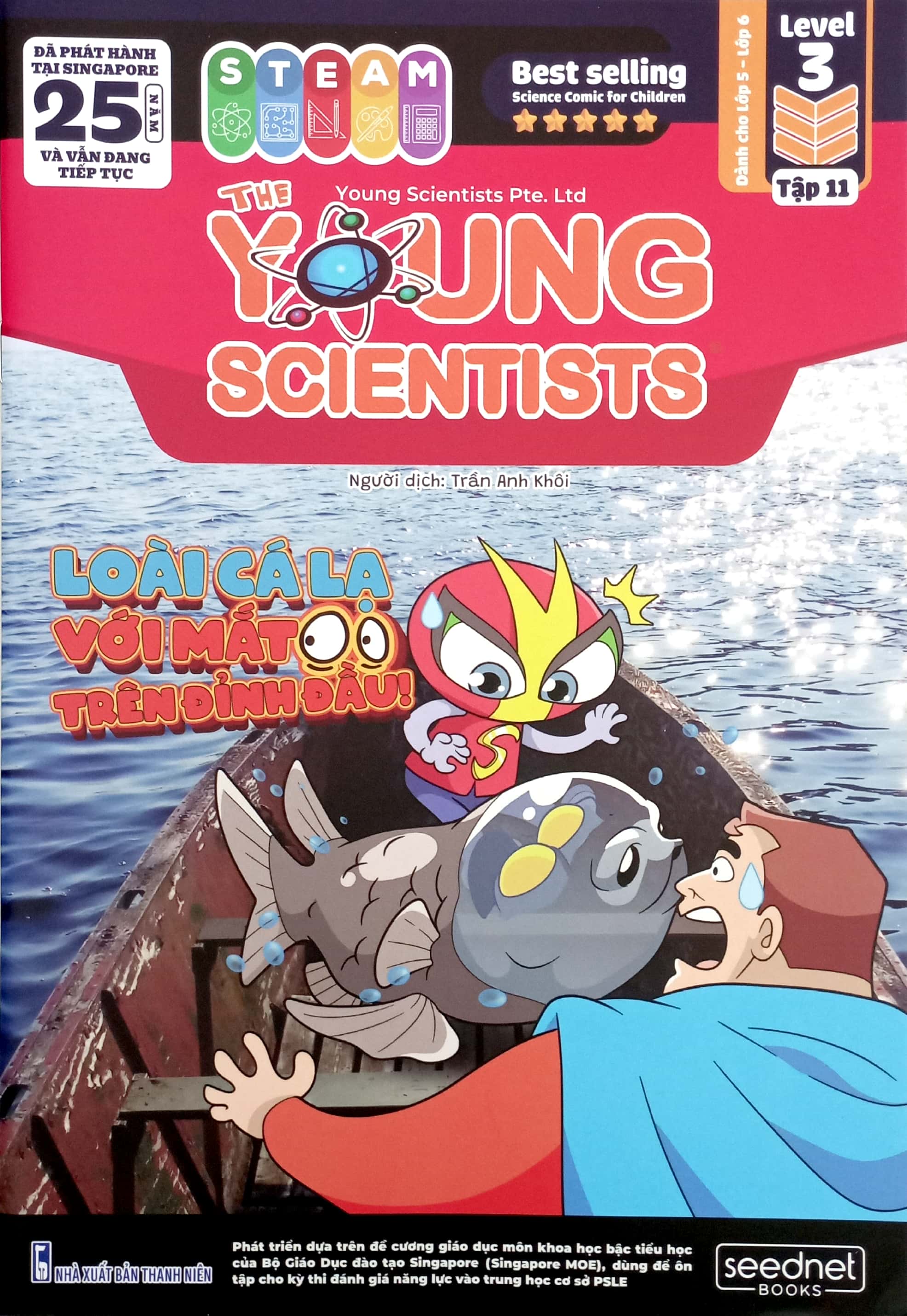 Bo
						
										
										The Young Scientists - Truyen Tranh Khoa Hoc Cho Tre Em - Level 3 - Tap 11 - Loai Ca La Voi Mat Tren Dinh Dau!