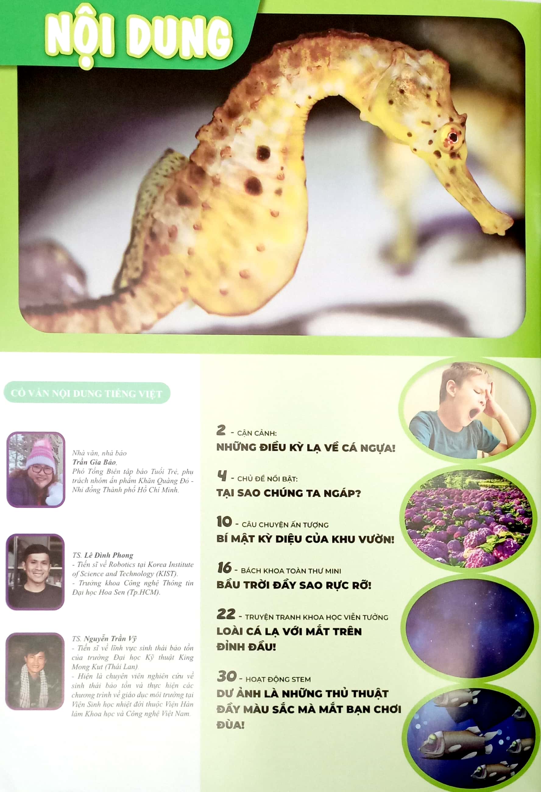 Bo
						
										
										The Young Scientists - Truyen Tranh Khoa Hoc Cho Tre Em - Level 3 - Tap 11 - Loai Ca La Voi Mat Tren Dinh Dau!