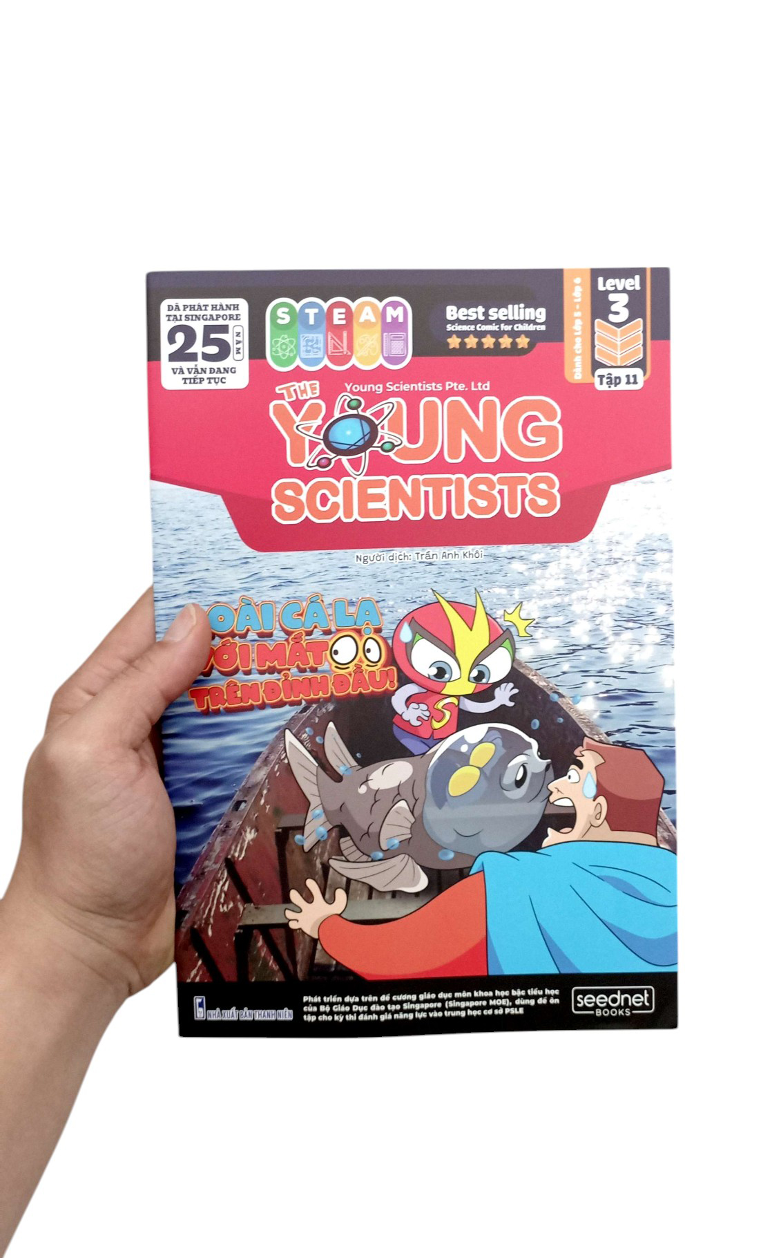 Bo
						
										
										The Young Scientists - Truyen Tranh Khoa Hoc Cho Tre Em - Level 3 - Tap 11 - Loai Ca La Voi Mat Tren Dinh Dau!