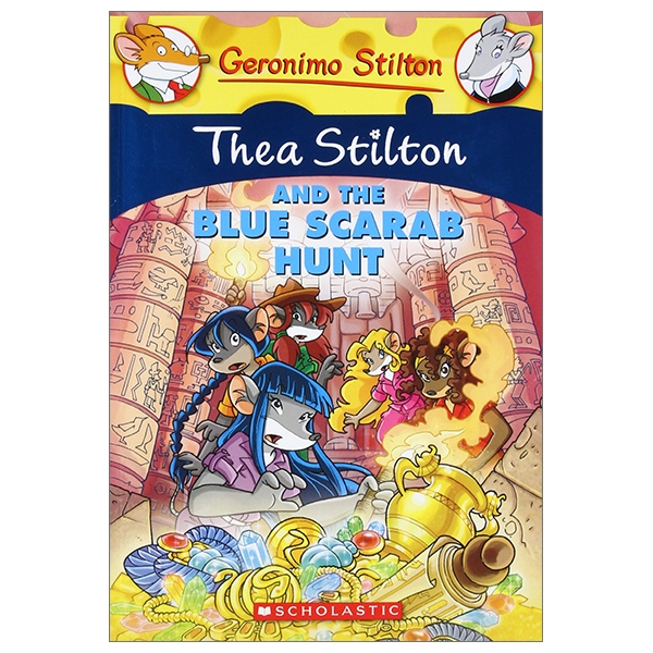 bộ thea stilton and the blue scarab hunt (thea stilton #11): a geronimo stilton adventure