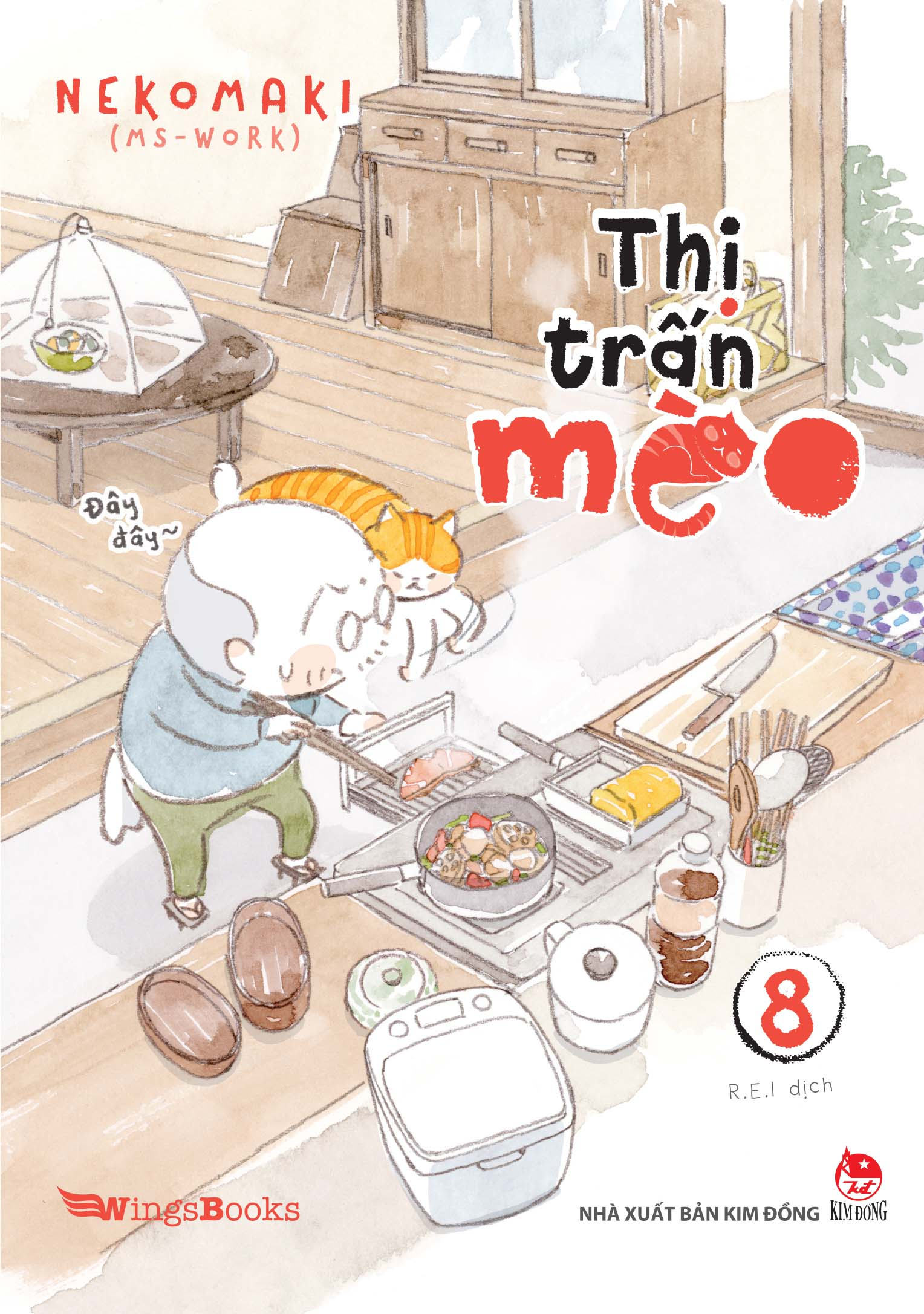 bộ thị trấn mèo - tập 8 - tặng kèm postcard