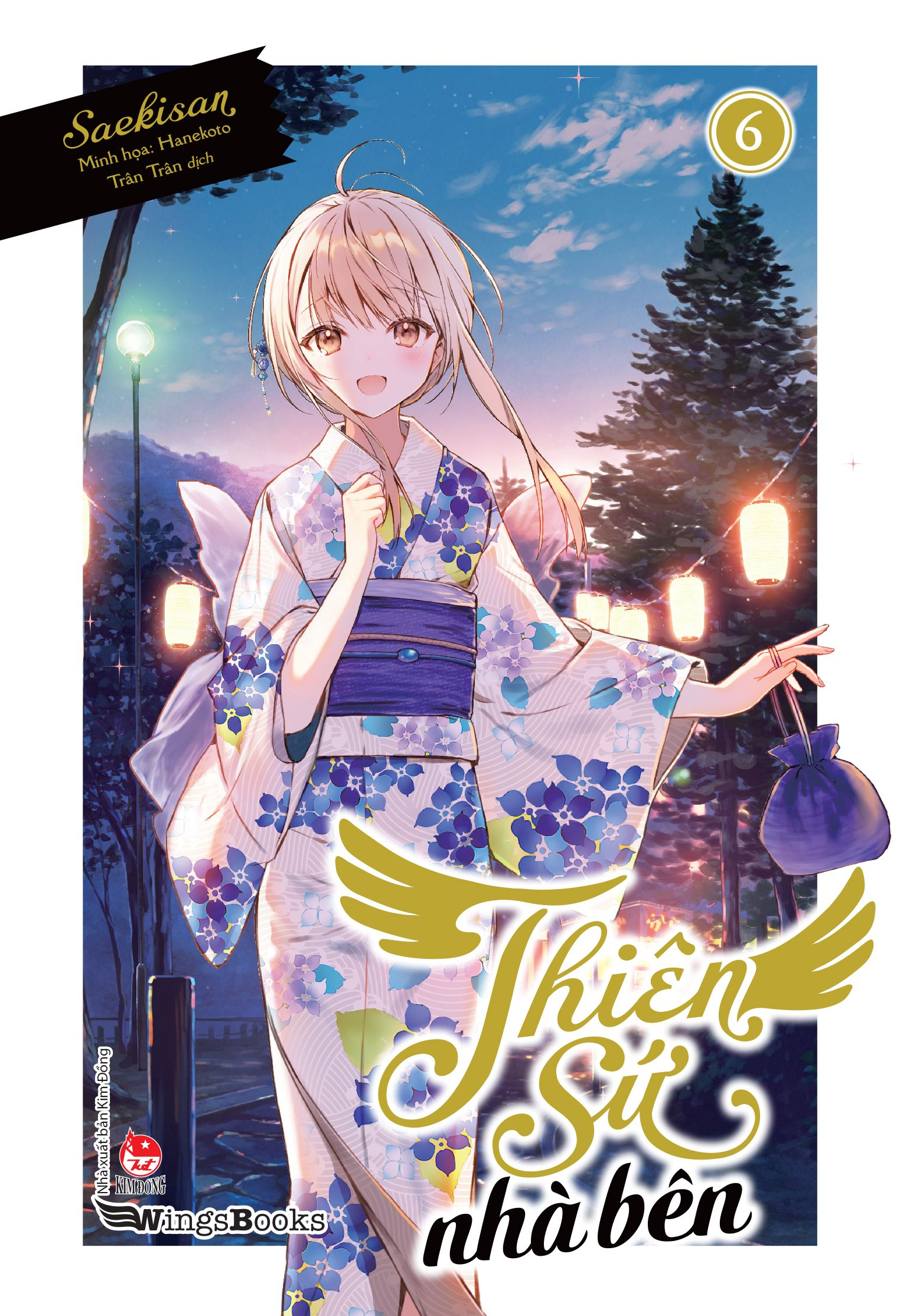 bộ thiên sứ nhà bên - tập 6 - tặng kèm bookmark
