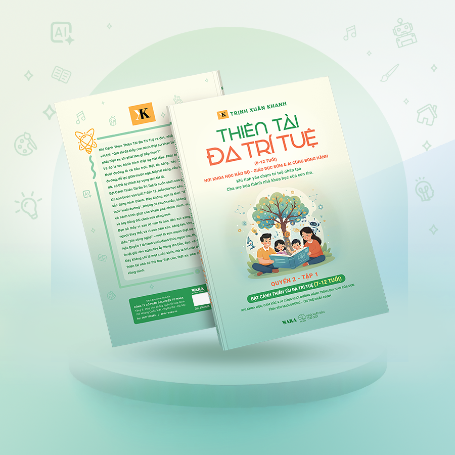 Bộ
						
										
										Thiên Tài Đa Trí Tuệ (0-12 Tuổi) - Quyển 2 - Tập 1 - Bật Cánh Thiên Tài Đa Trí Tuệ (7-12 Tuổi)