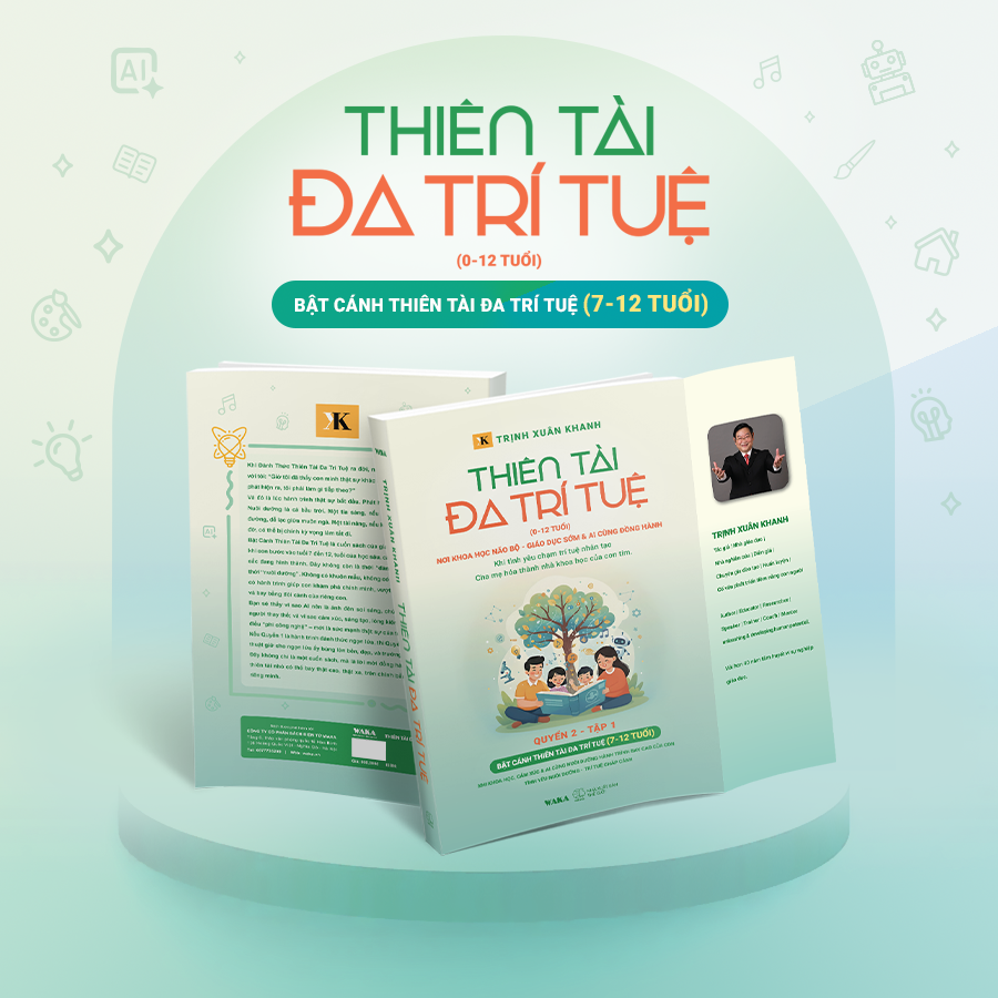 Bộ
						
										
										Thiên Tài Đa Trí Tuệ (0-12 Tuổi) - Quyển 2 - Tập 1 - Bật Cánh Thiên Tài Đa Trí Tuệ (7-12 Tuổi)
