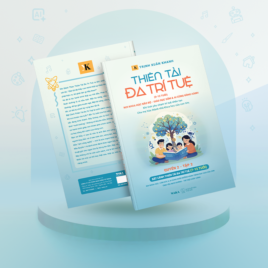 Bộ
						
										
										Thiên Tài Đa Trí Tuệ (0-12 Tuổi) - Quyển 2 - Tập 2 - Bật Cánh Thiên Tài Đa Trí Tuệ (7-12 Tuổi)