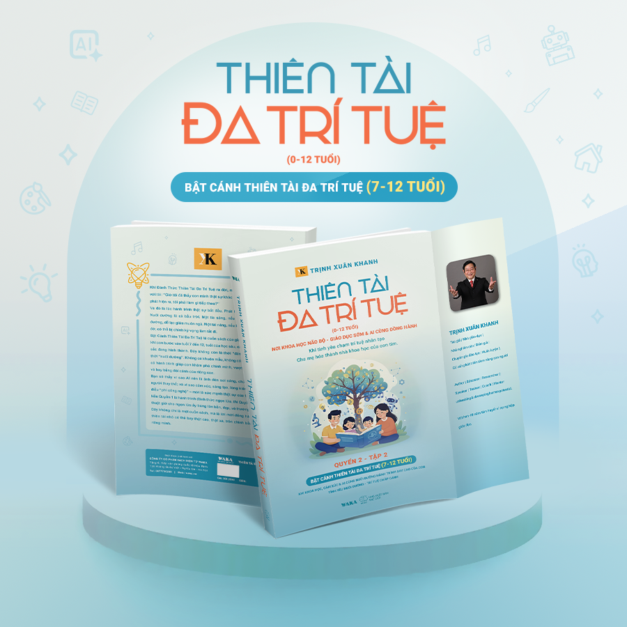 Bộ
						
										
										Thiên Tài Đa Trí Tuệ (0-12 Tuổi) - Quyển 2 - Tập 2 - Bật Cánh Thiên Tài Đa Trí Tuệ (7-12 Tuổi)