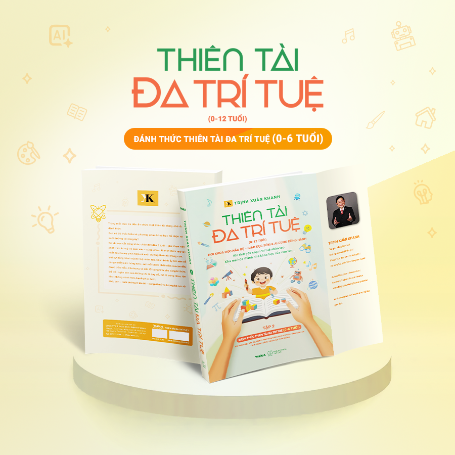 Bo
						
										
										Thien Tai Da Tri Tue (0-12 Tuoi) - Tap 2 - Danh Thuc Thien Tai Da Tri Tue (0-6 Tuoi)