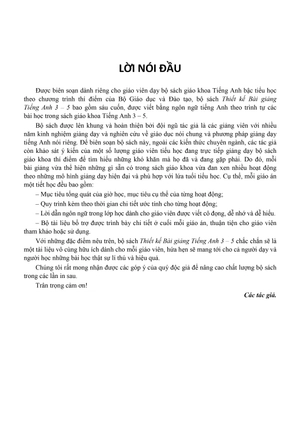 bộ thiết kế bài giảng tiếng anh lớp 3 - tập 2