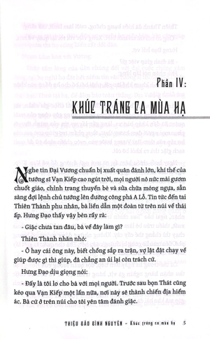 bộ thiệu bảo bình nguyên - tập 4 - khúc tráng ca mùa hạ