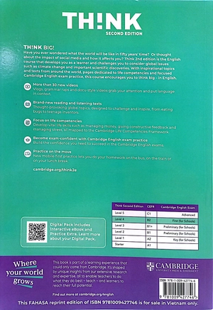 bộ think level 4 student's book with workbook digital pack british english - 2nd edition