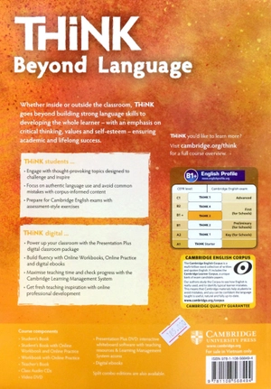 bộ think workbook with online practice level 3 (b1+)