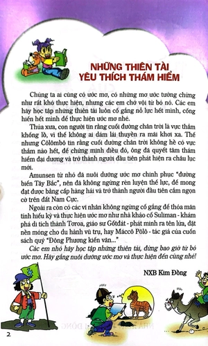 bộ thời thơ ấu của các thiên tài - tập 3 - những thiên tài yêu thích thám hiểm (tái bản 2024)