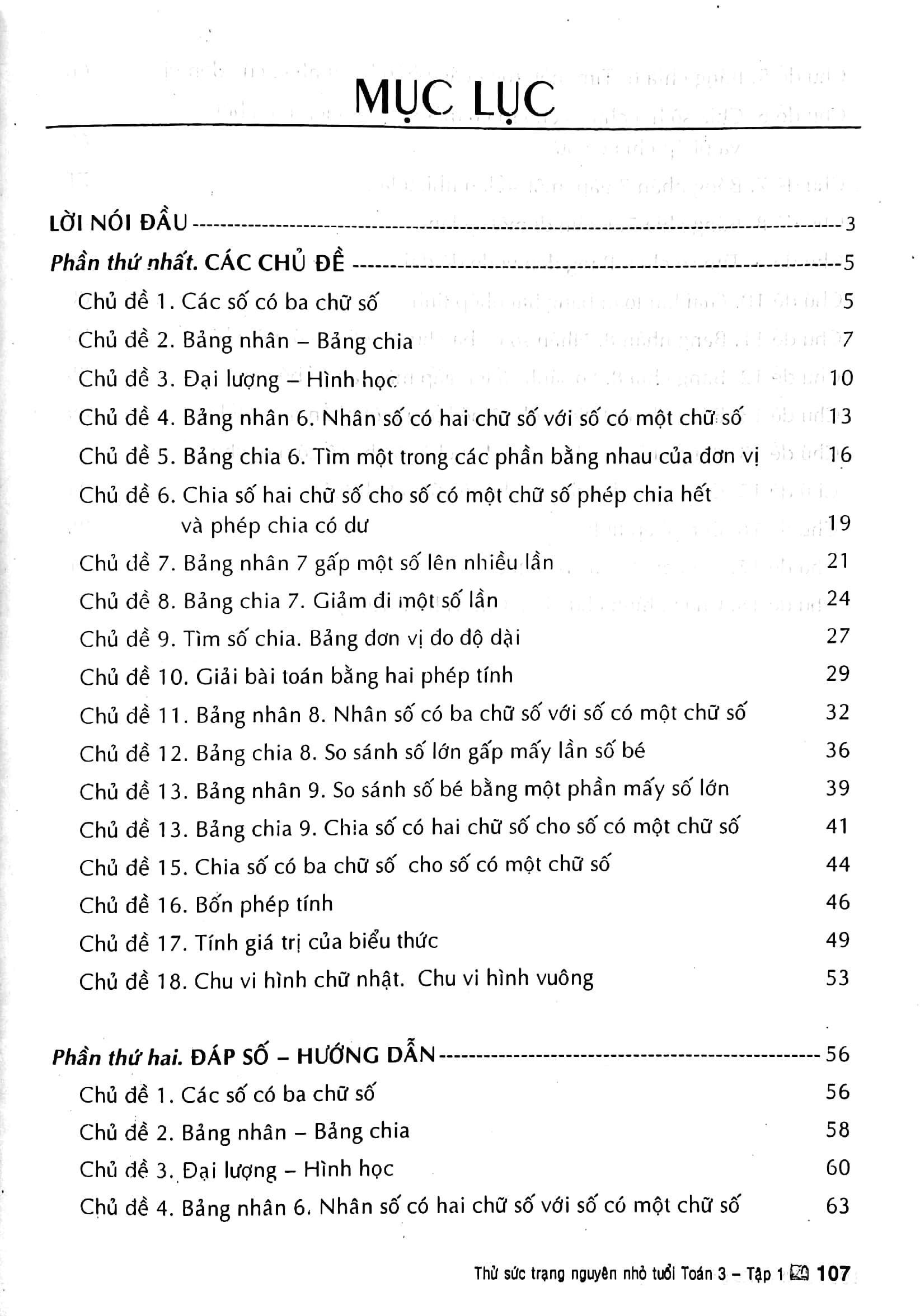 bộ thử sức trạng nguyên nhỏ tuổi toán 3 - tập 1 (biên soạn theo chương trình giáo dục phổ thông mới)