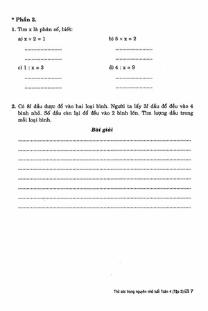 bộ thử sức trạng nguyên nhỏ tuổi toán 4 - tập 2 (dùng chung cho các bộ sgk hiện hành)