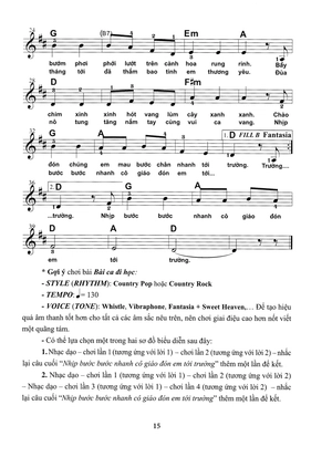 bộ thực hành biểu diễn organ cho thiếu nhi – tập 1