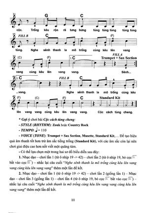 bộ thực hành biểu diễn organ cho thiếu nhi – tập 2