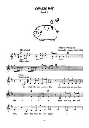 bộ thực hành biểu diễn organ cho thiếu nhi – tập 2
