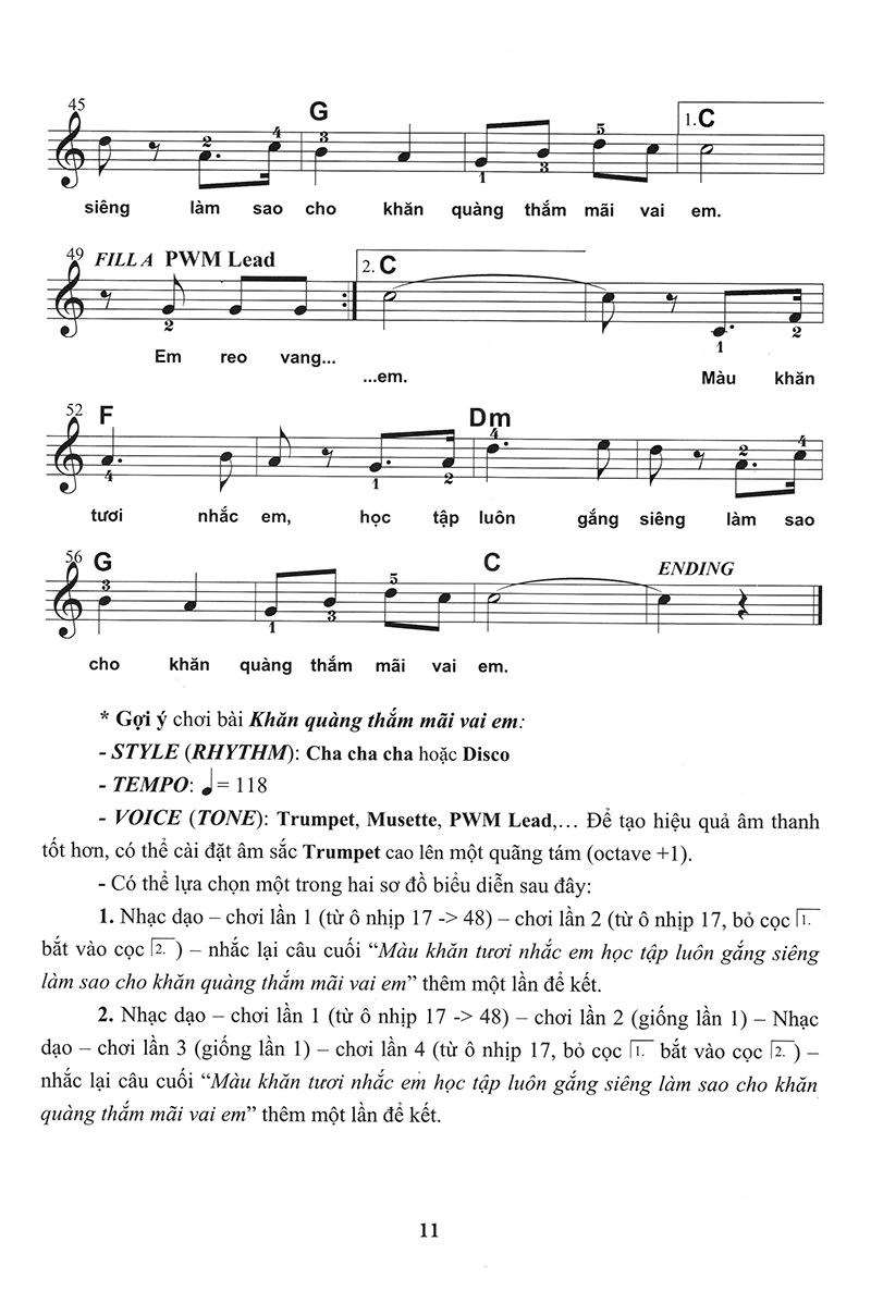 bộ thực hành biểu diễn organ cho thiếu nhi – tập 3