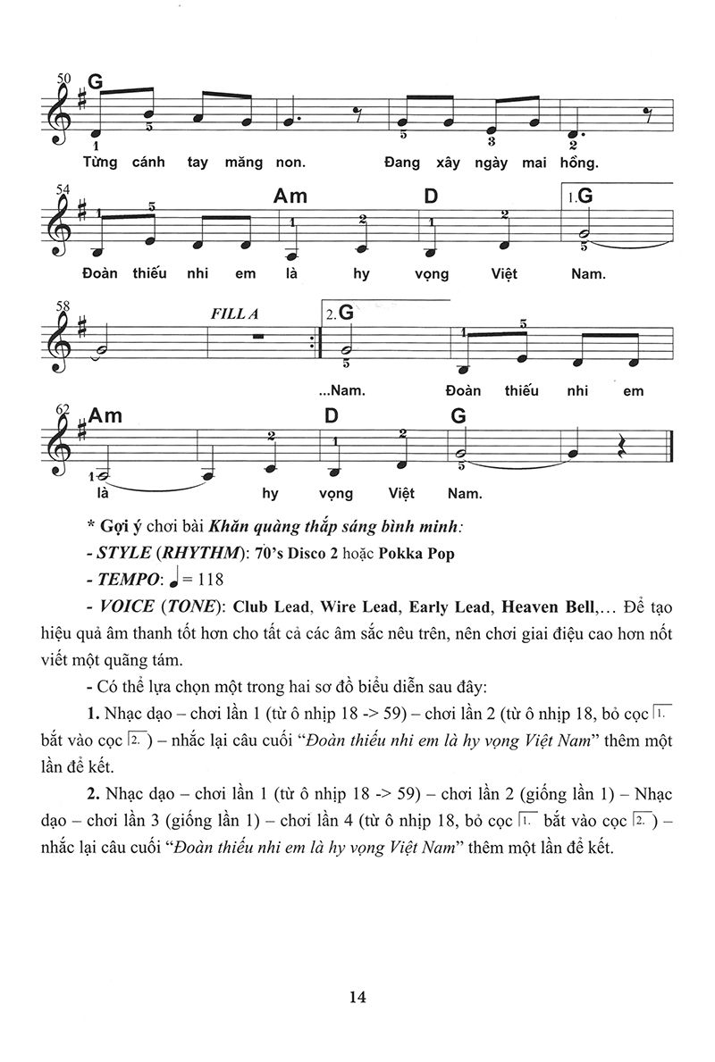 bộ thực hành biểu diễn organ cho thiếu nhi – tập 3