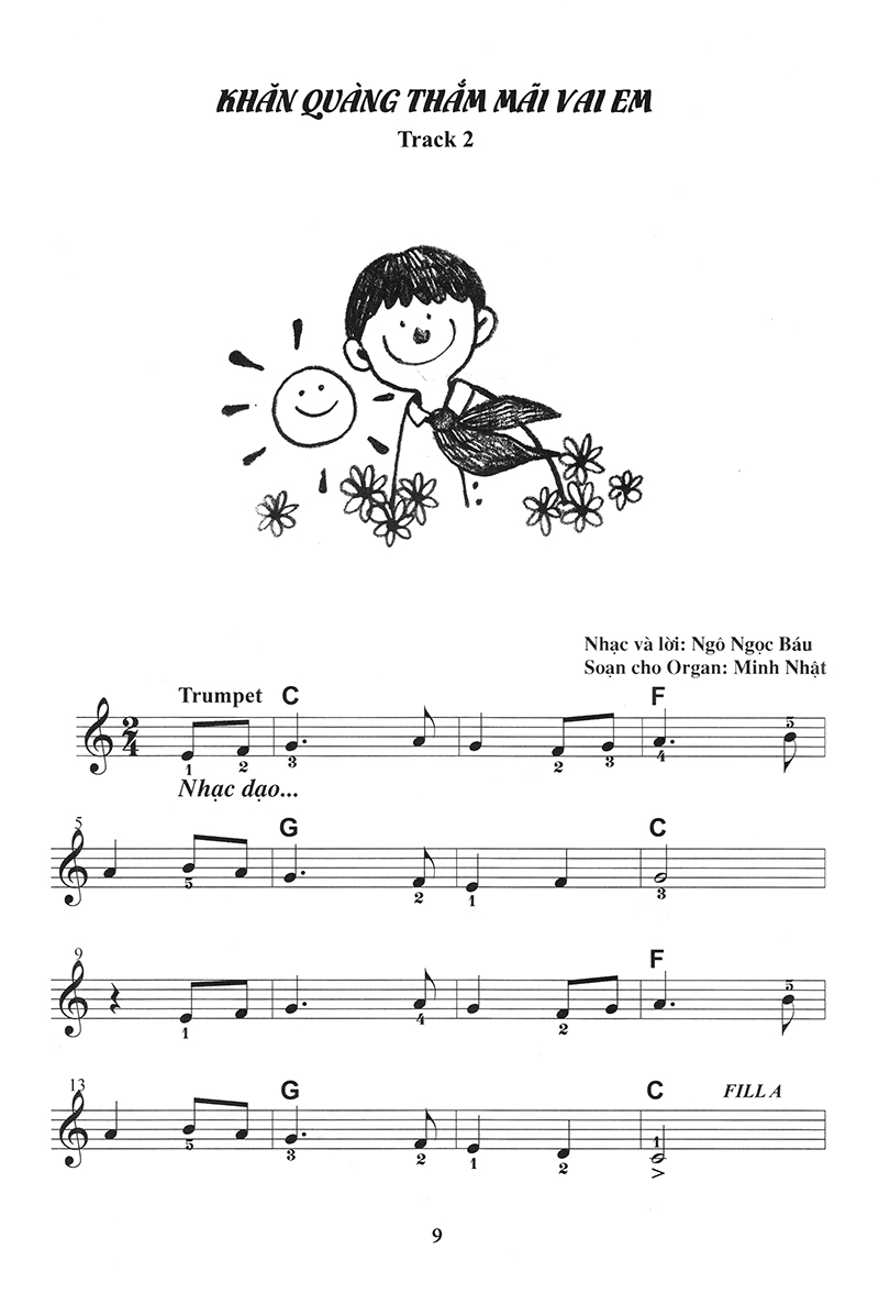 bộ thực hành biểu diễn organ cho thiếu nhi – tập 3