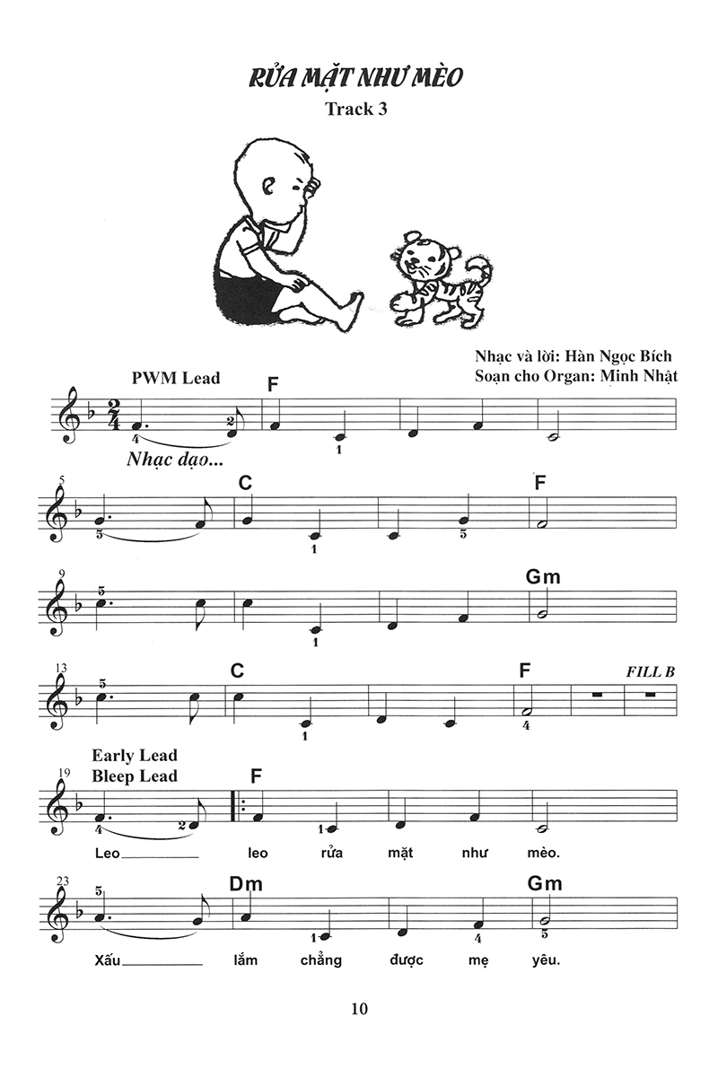 bộ thực hành biểu diễn organ cho thiếu nhi – tập 4