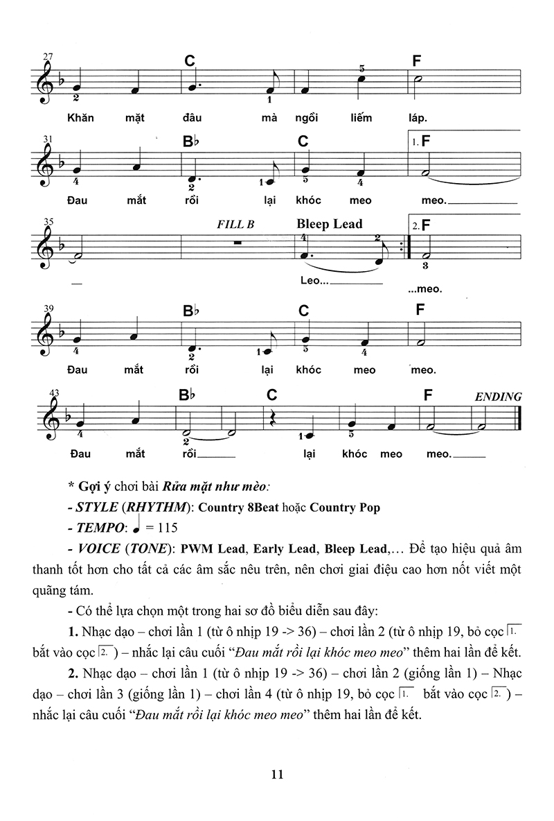 bộ thực hành biểu diễn organ cho thiếu nhi – tập 4