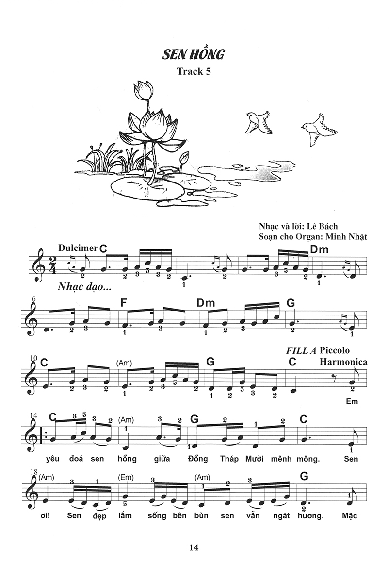 bộ thực hành biểu diễn organ cho thiếu nhi – tập 4