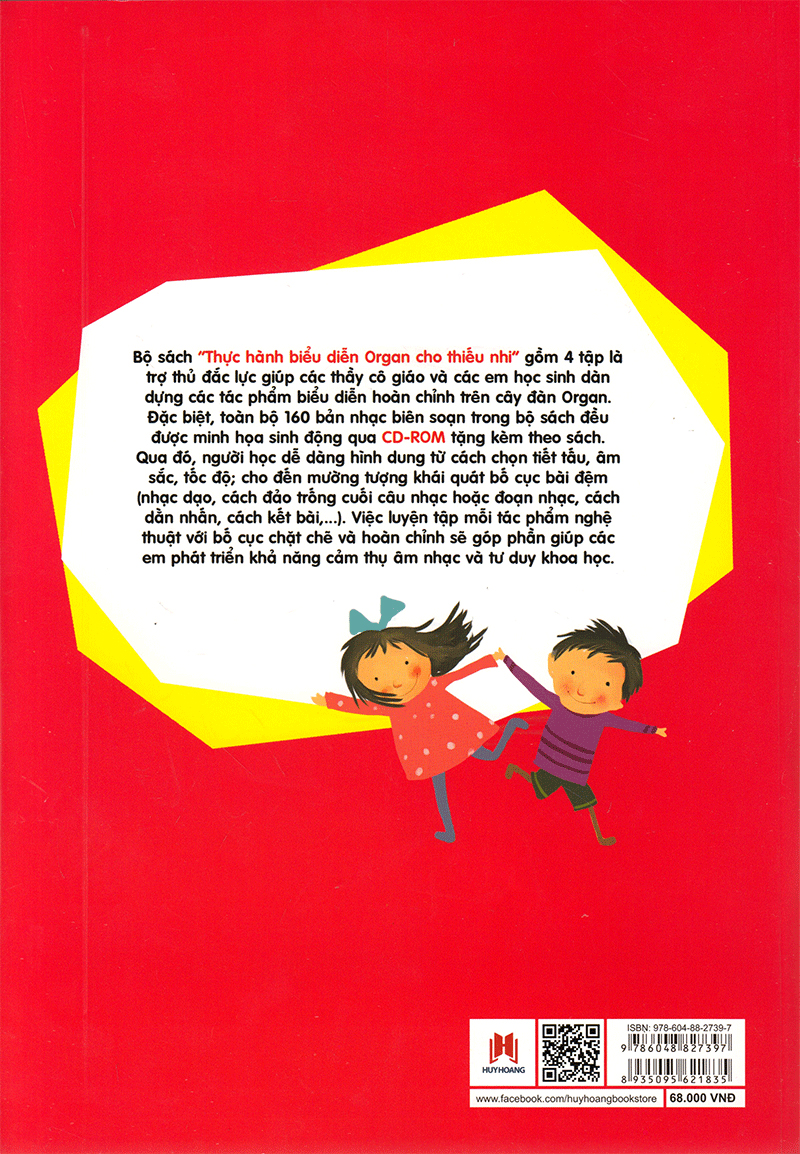 bộ thực hành biểu diễn organ cho thiếu nhi – tập 4