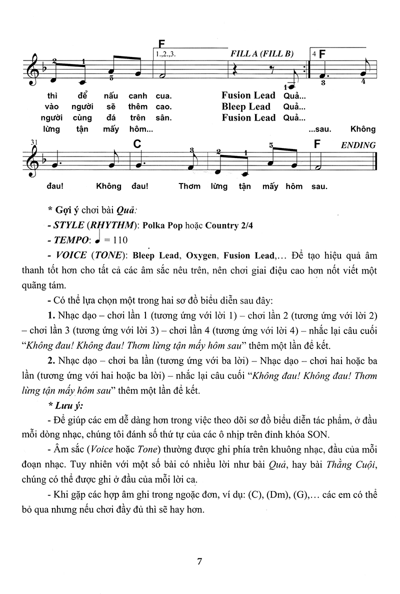 bộ thực hành biểu diễn organ cho thiếu nhi – tập 4