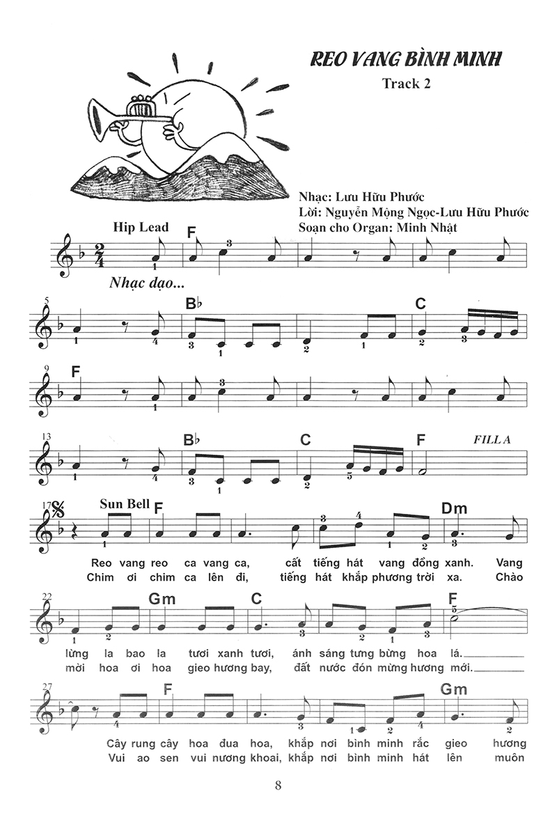 bộ thực hành biểu diễn organ cho thiếu nhi – tập 4