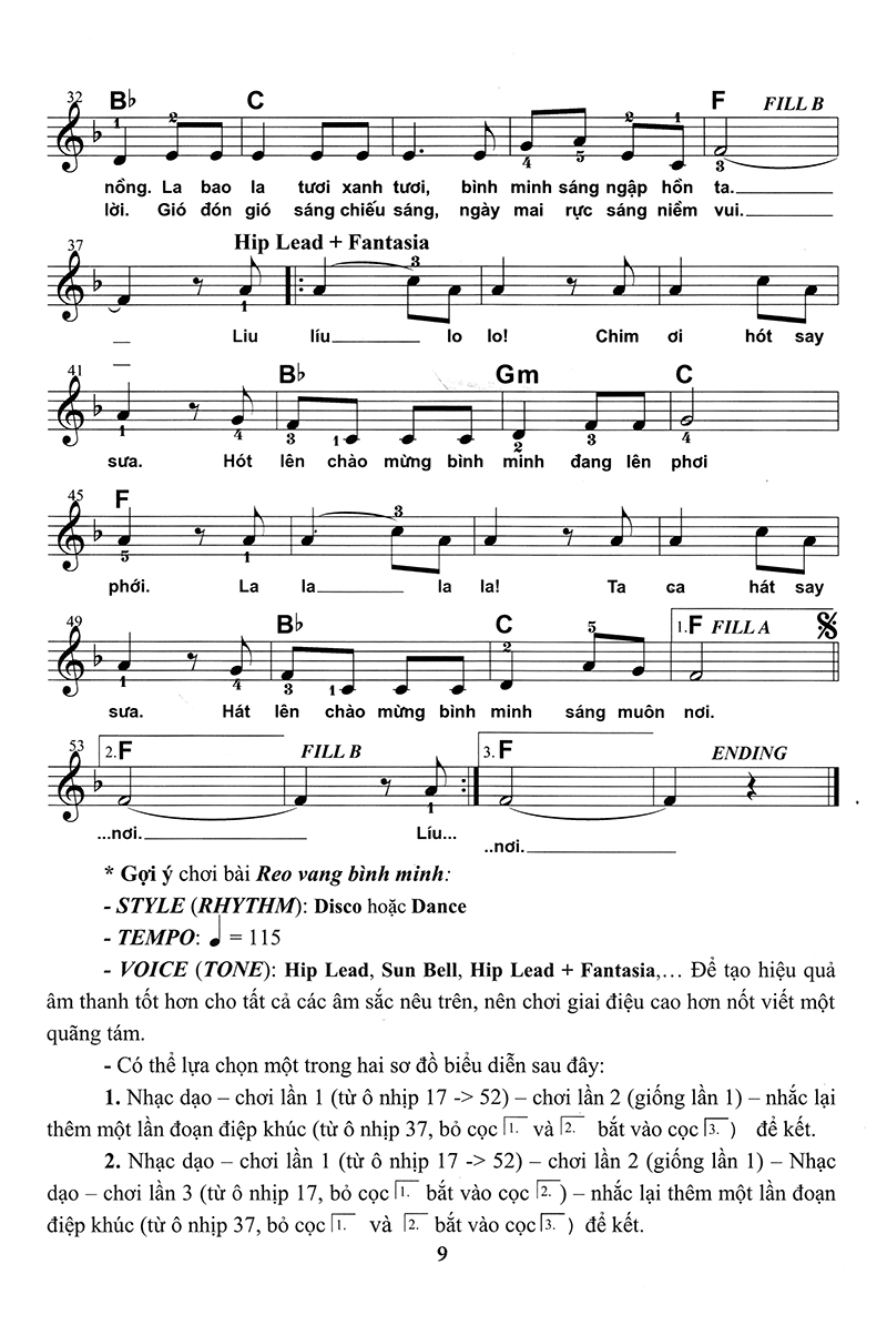 bộ thực hành biểu diễn organ cho thiếu nhi – tập 4