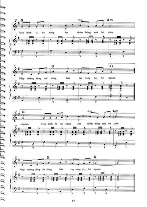 bộ thực hành đệm piano - chủ đề: ca khúc thiếu nhi - phần 1