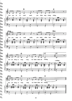 bộ thực hành đệm piano - chủ đề: ca khúc thiếu nhi - phần 1