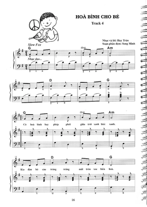 bộ thực hành đệm piano - chủ đề: ca khúc thiếu nhi - phần 1