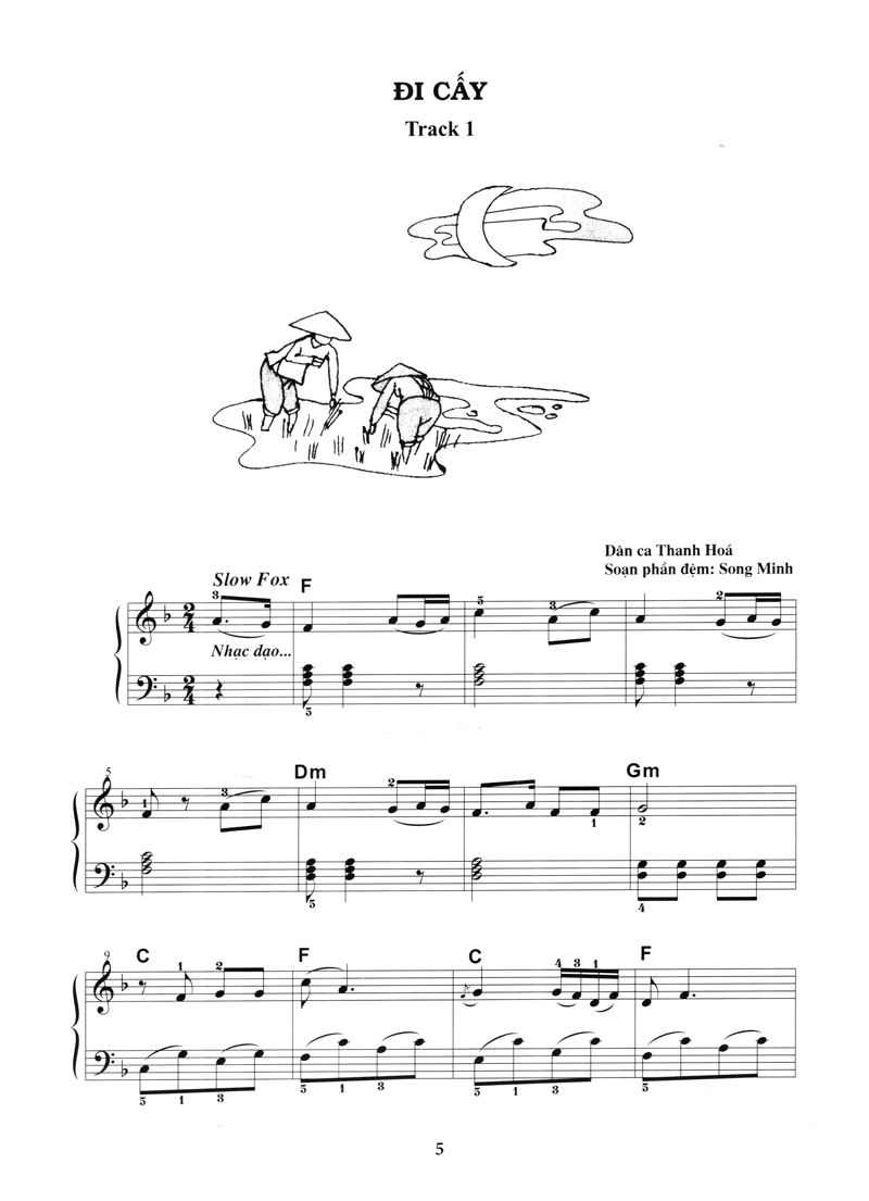 bộ thực hành đệm piano - chủ đề: ca khúc thiếu nhi - phần 2