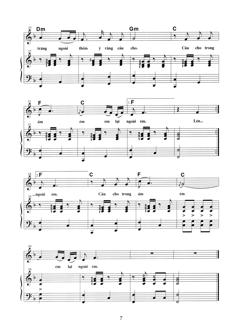 bộ thực hành đệm piano - chủ đề: ca khúc thiếu nhi - phần 2