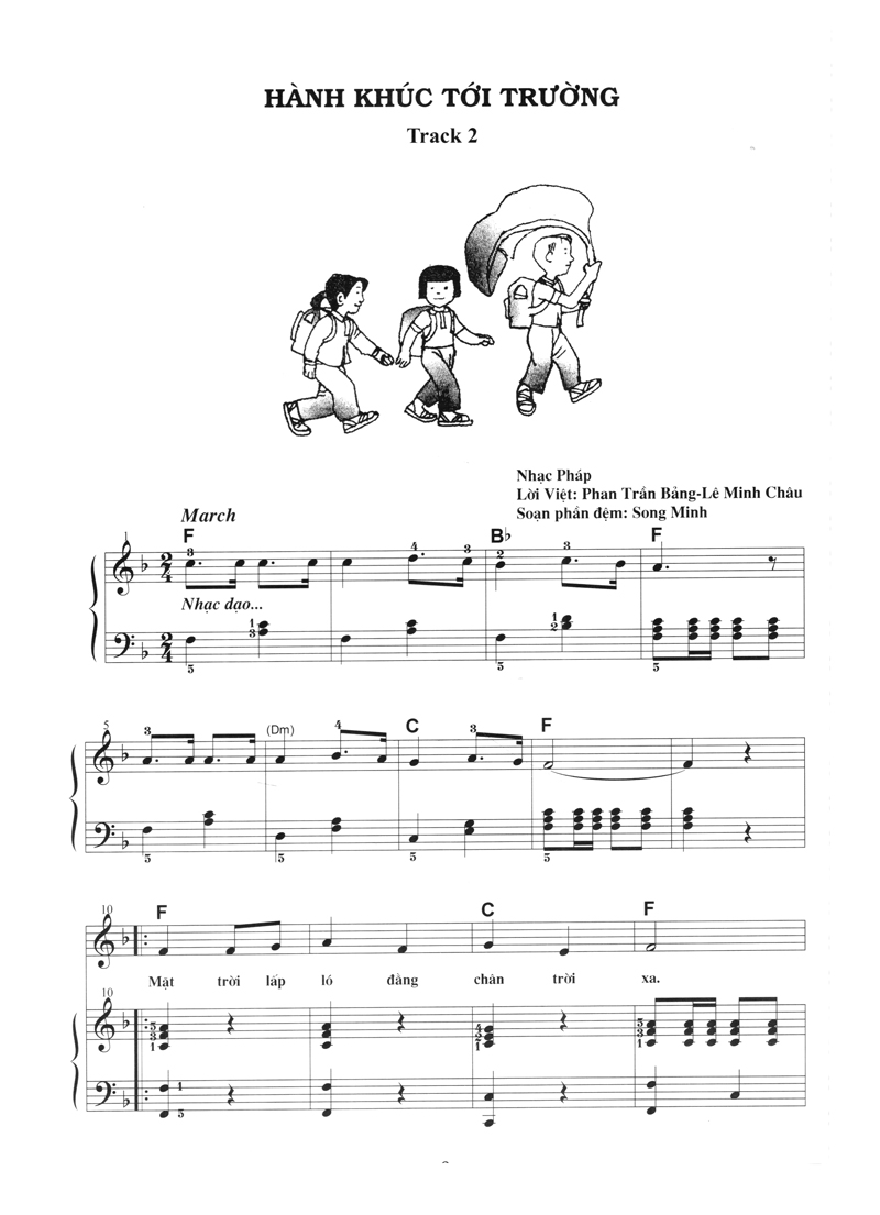 bộ thực hành đệm piano - chủ đề: ca khúc thiếu nhi - phần 2