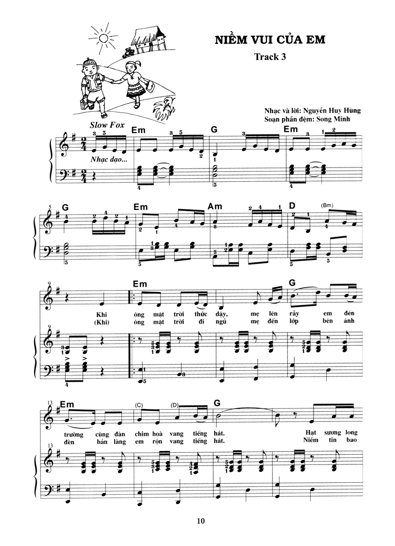 bộ thực hành đệm piano - chủ đề: ca khúc thiếu nhi - phần 2