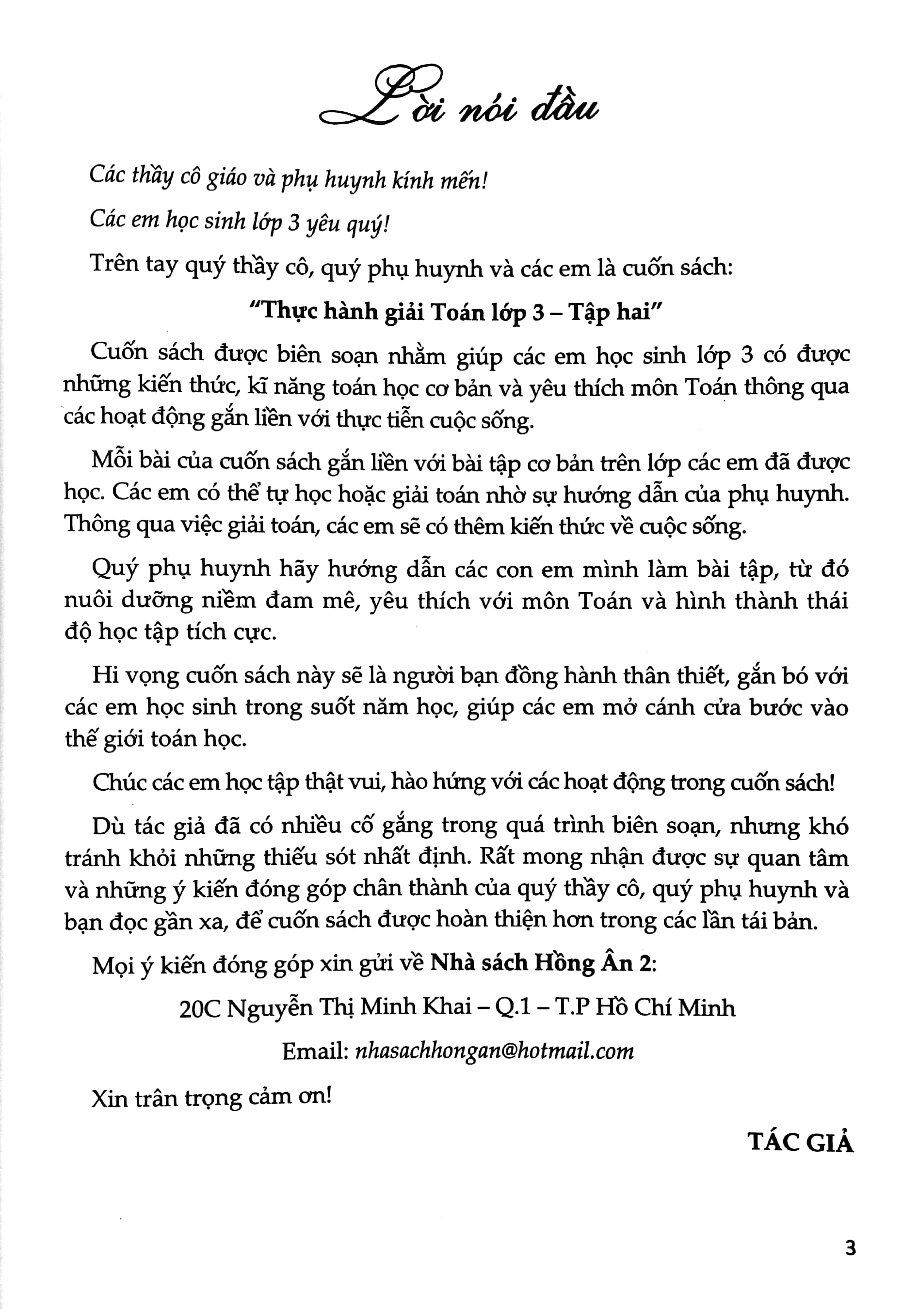 bộ thực hành giải toán lớp 3 - tập 2 (dùng chung cho các bộ sgk hiện hành)