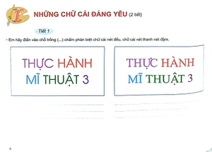 bộ thực hành mĩ thuật theo định hướng phát triển năng lực 3 - tập 1 (2021)