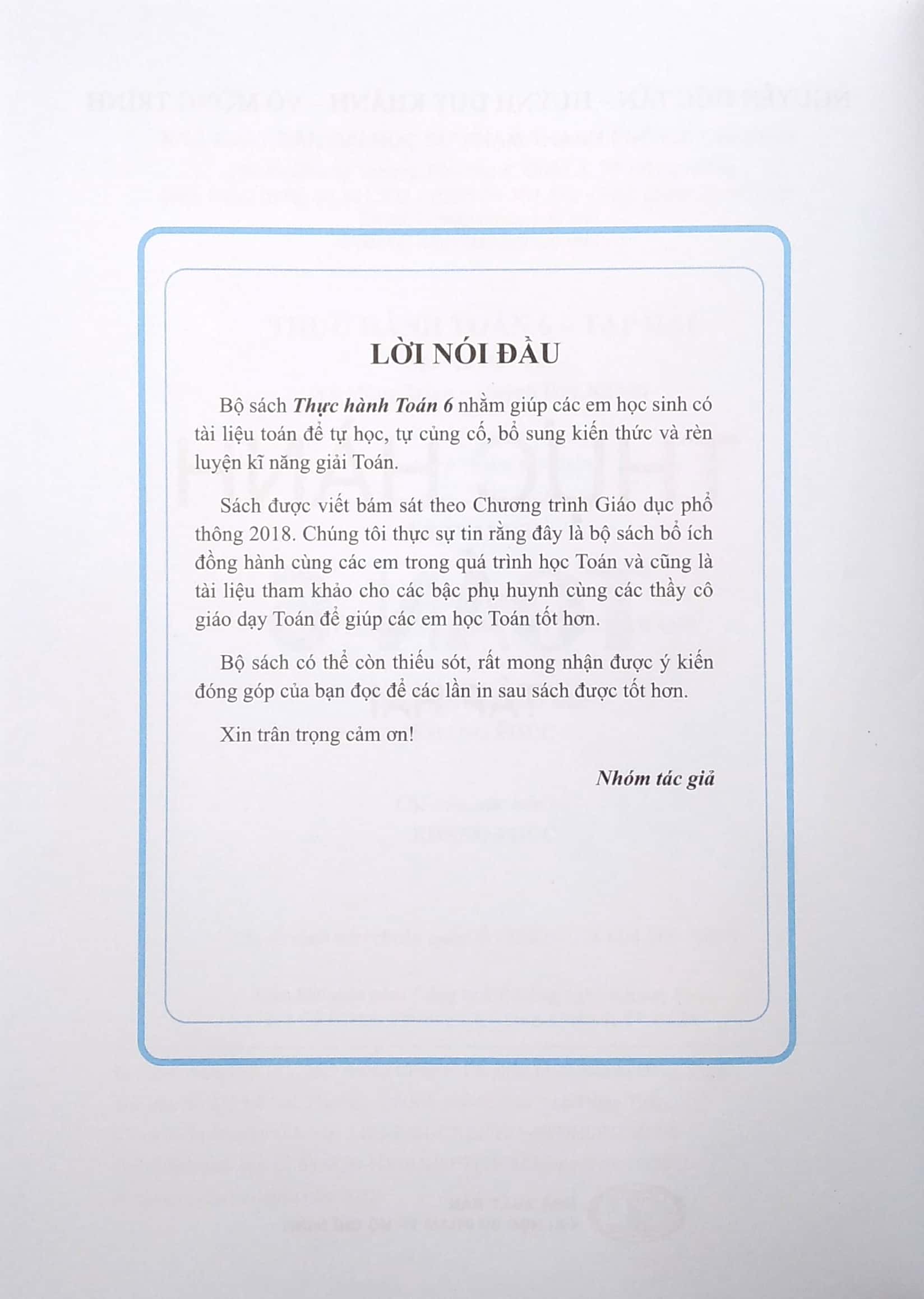 bộ thực hành toán 6 - tập 2