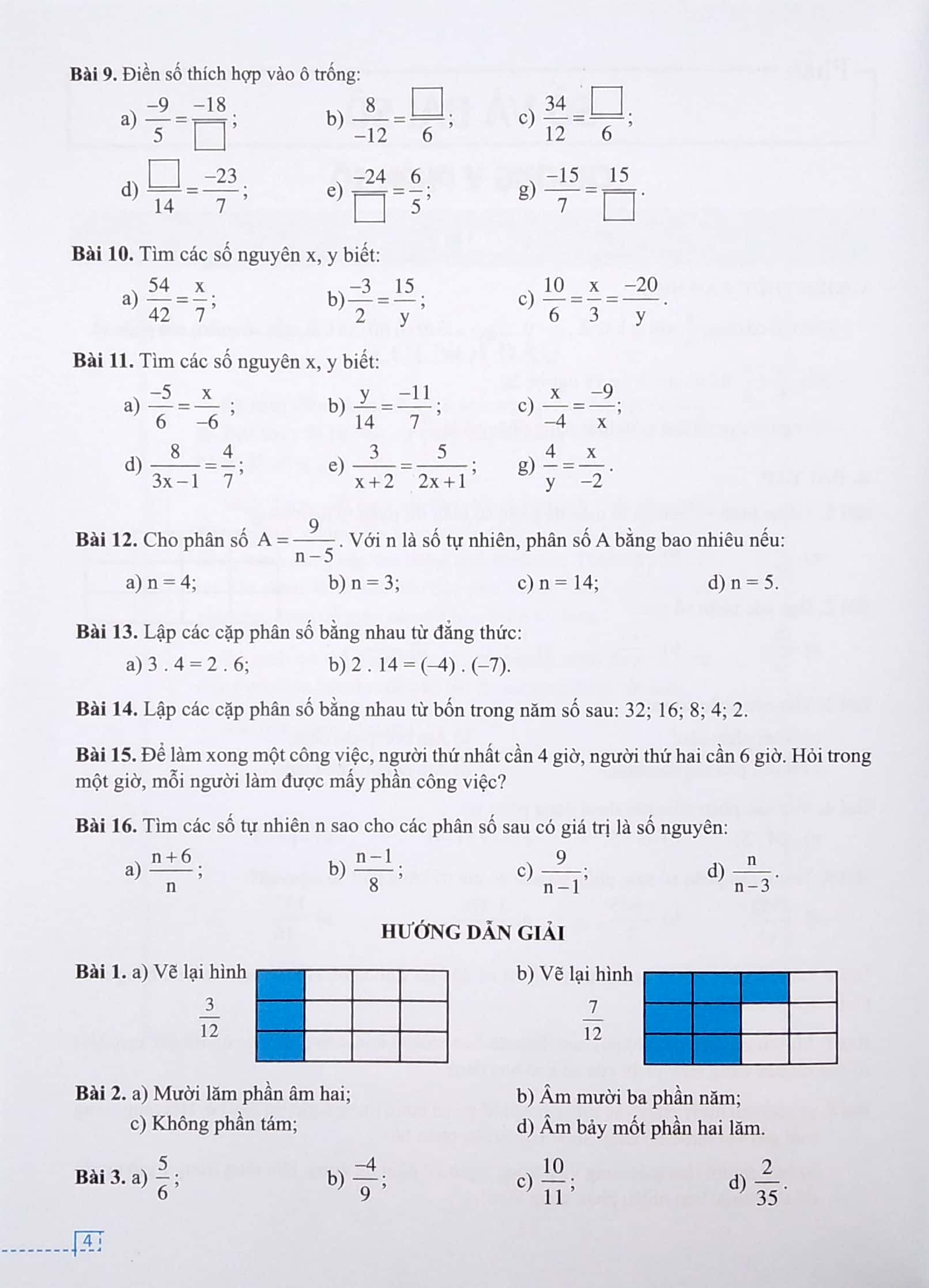 bộ thực hành toán 6 - tập 2