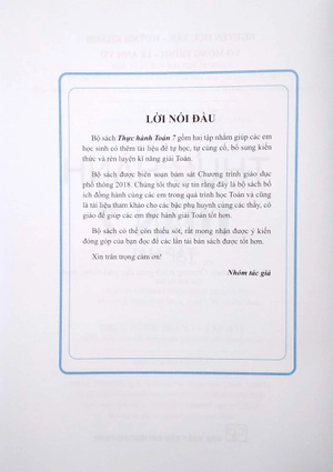 bộ thực hành toán lớp 7 - tập 2 (biên soạn theo chương trình giáo dục phổ thông mới)