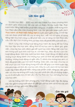 bộ thực hành và phát triển tiếng việt 2 - tập 2