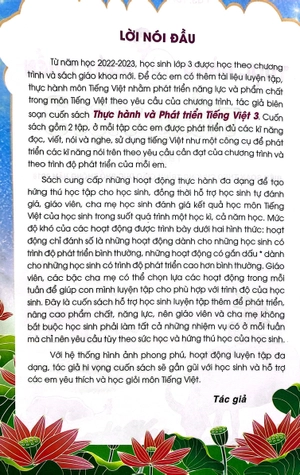 bộ thực hành và phát triển tiếng việt 3 - tập 2 (biên soạn theo chương trình giáo dục phổ thông 2018)